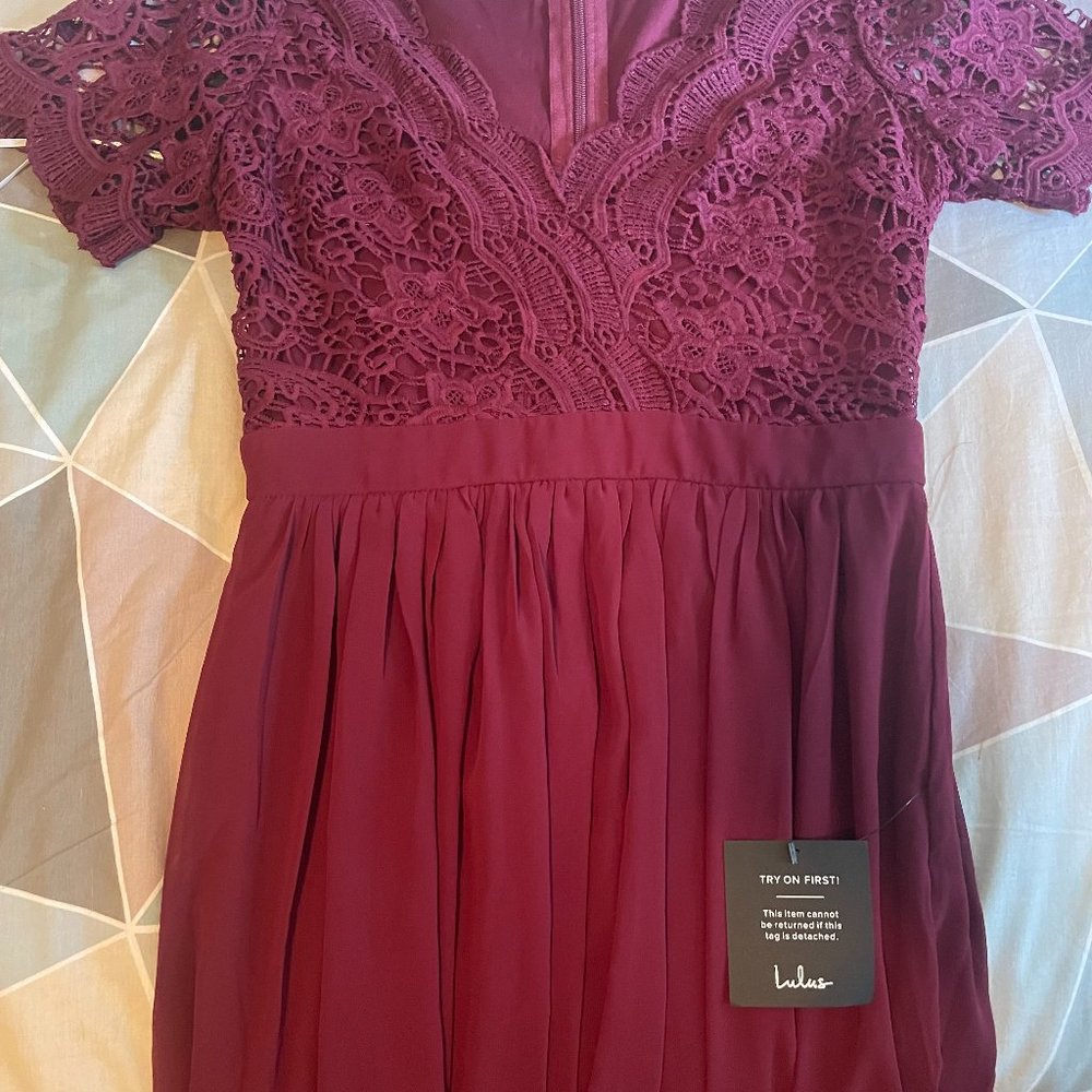 Women's Maroon dress